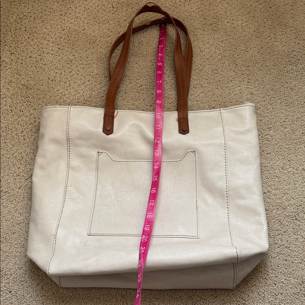 Universal Thread Cream and Brown Tote Bag - Picture 8 of 8